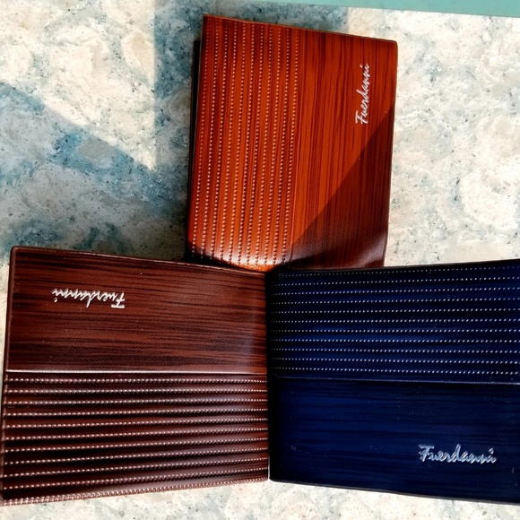 Vegan Leather SLIM WALLET Brown ▪︎ Fuerdanni - Picture 5 of 8